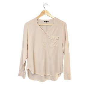 COMMA | V Neck Long Sleeve with Front Pocket and Embellished Studded Detail​